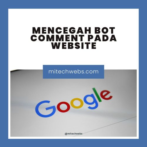 Mencegah Bot Comment Pada Website